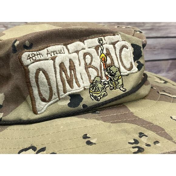 OMBAC San Diego CA Trucker Camo bucket Hat California Made in USA - Picture 10 of 10